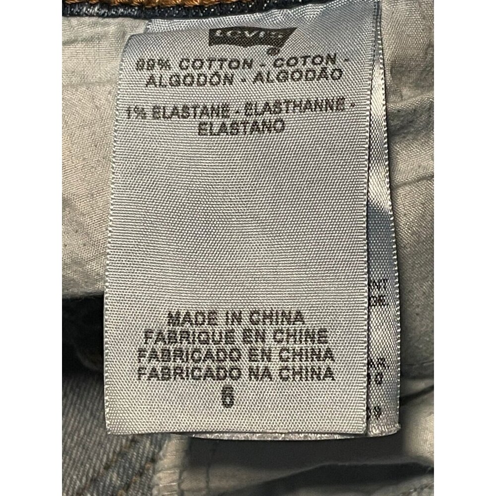 Levi's jeans womens 6 526 Slender bootcut stretch 27 x 30 blue - Picture 8 of 13